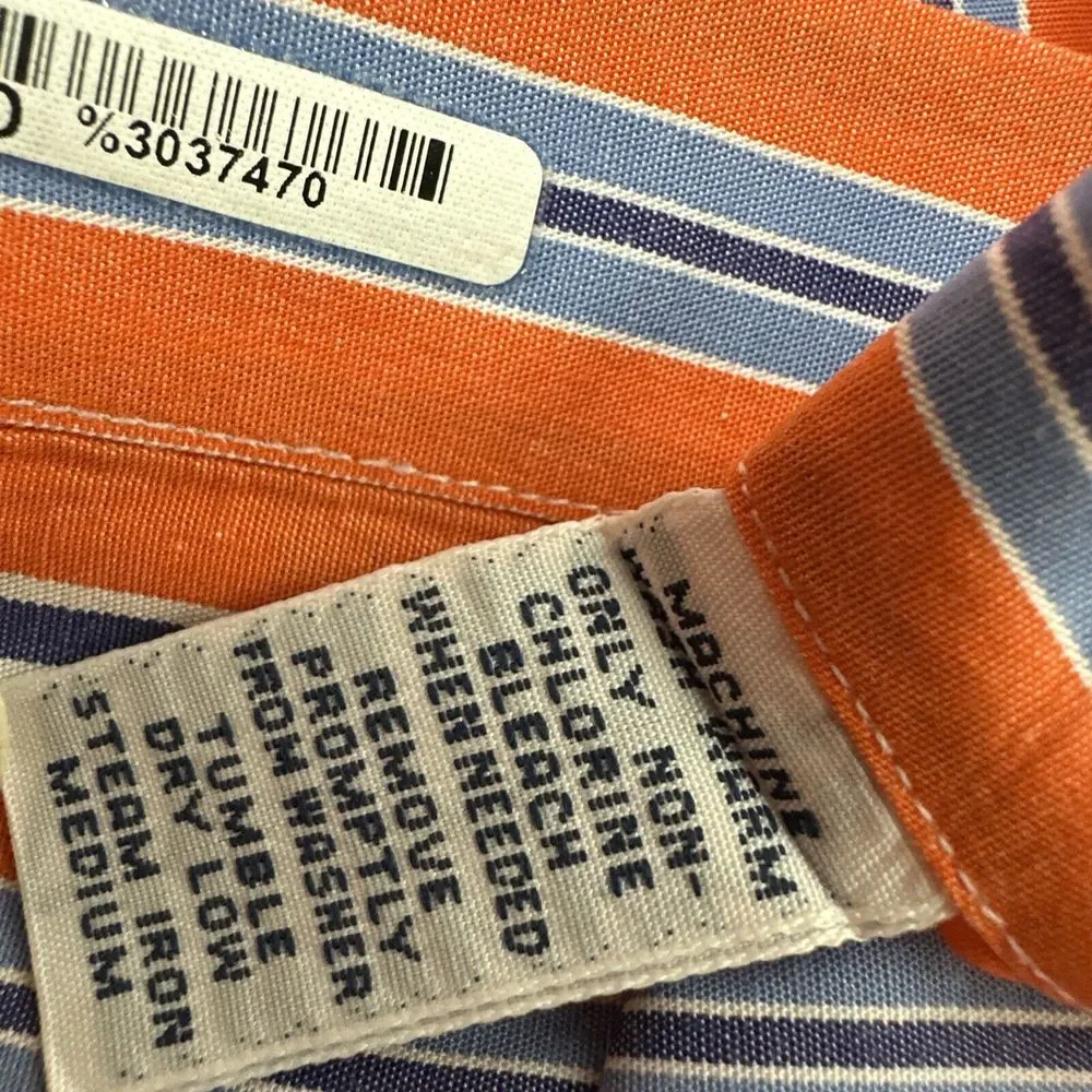 Polo Ralph Lauren Polo Shirt‎ Men's 16.5 34/35 Custom Fit 100% Cotton L/S Oxford
